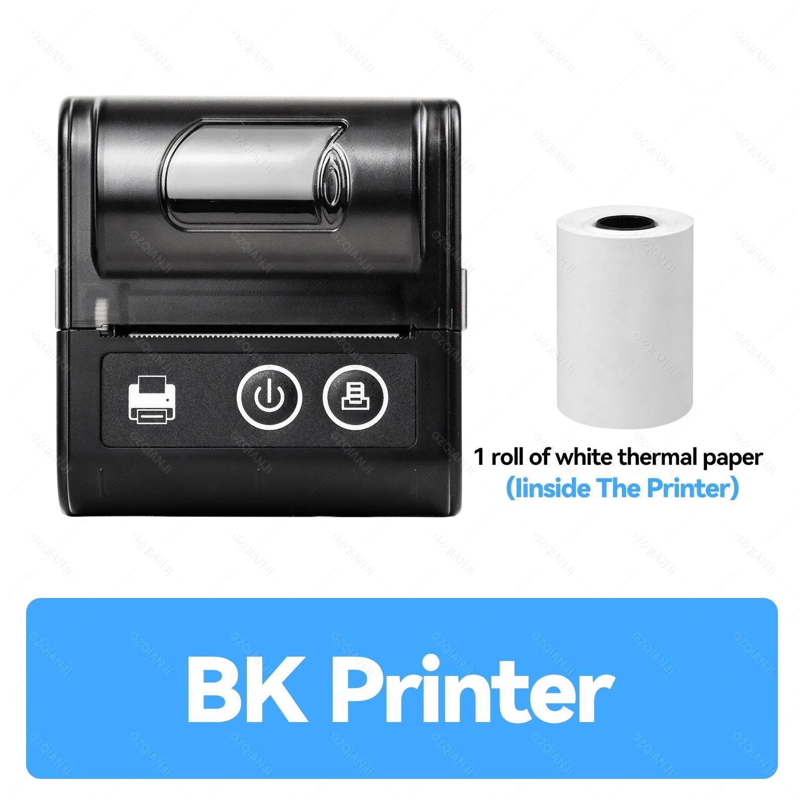 58MM Mini Pocket Thermal Receipt Printer Mobile Portable Ticket Bill Wireless Bluetooth USB Thermal POS Printer PC Android IOS